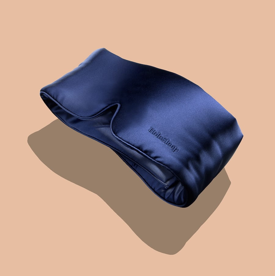 Jedwabna Opaska na Oczy do Spania – Hola Deep Sleep, Hipoalergiczna, Antybakteryjna, Dla Skóry Wrażliwej, 100% Jedwab Morwowy 6A